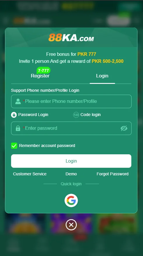 88KA Login